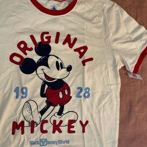 Original Mickey WDW BNWT unisex ringer tshirt